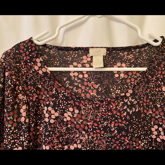 J. Jill Floral Stretch Top - Picture 4 of 6